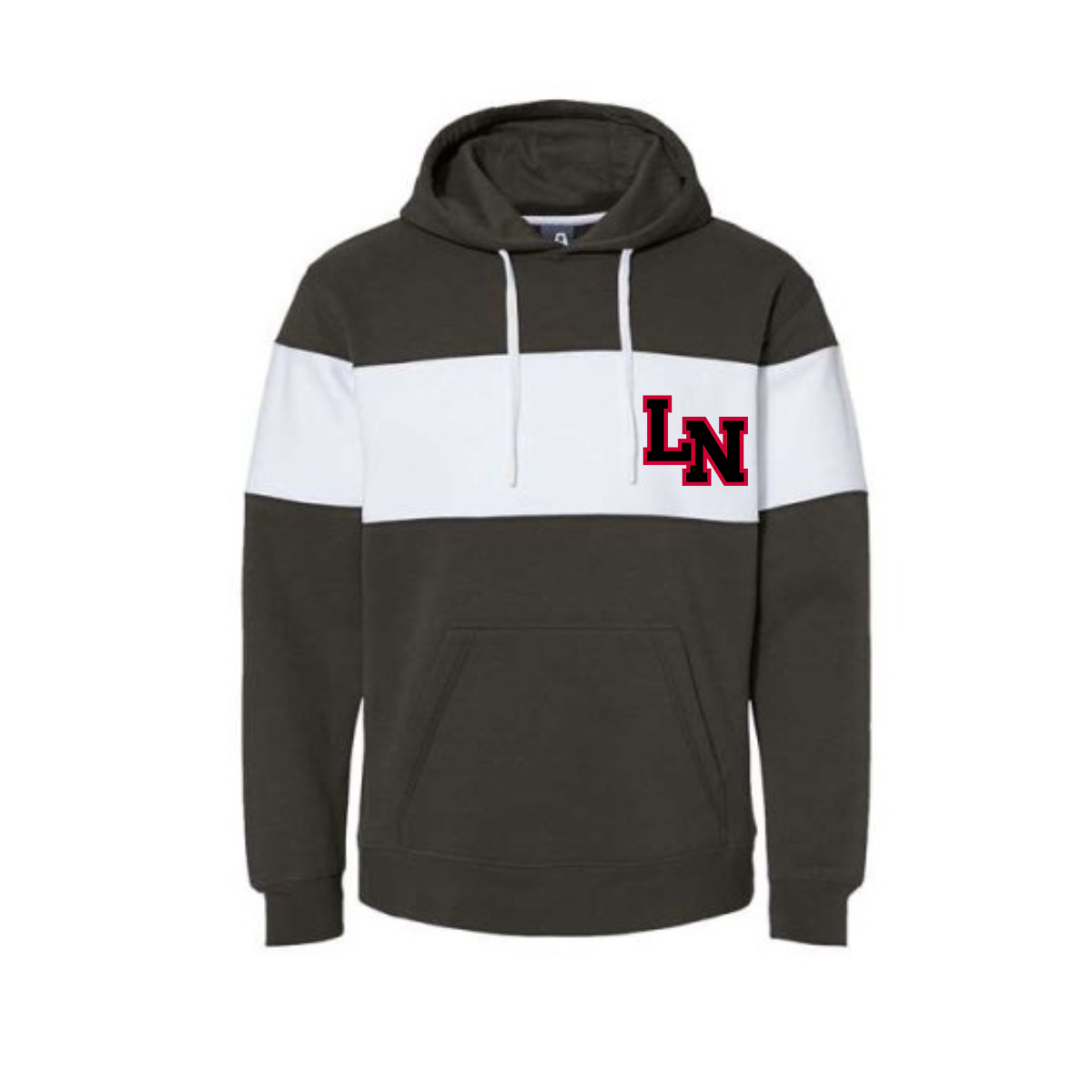 Embroidered Lakeville North Colorblock hoodie