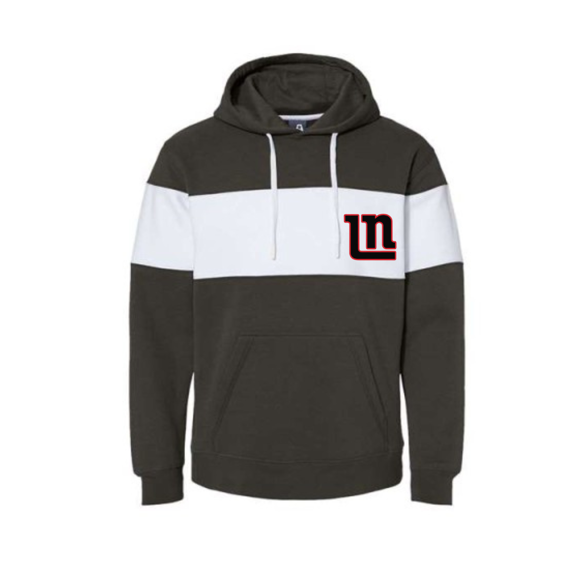 Embroidered Lakeville North Colorblock hoodie
