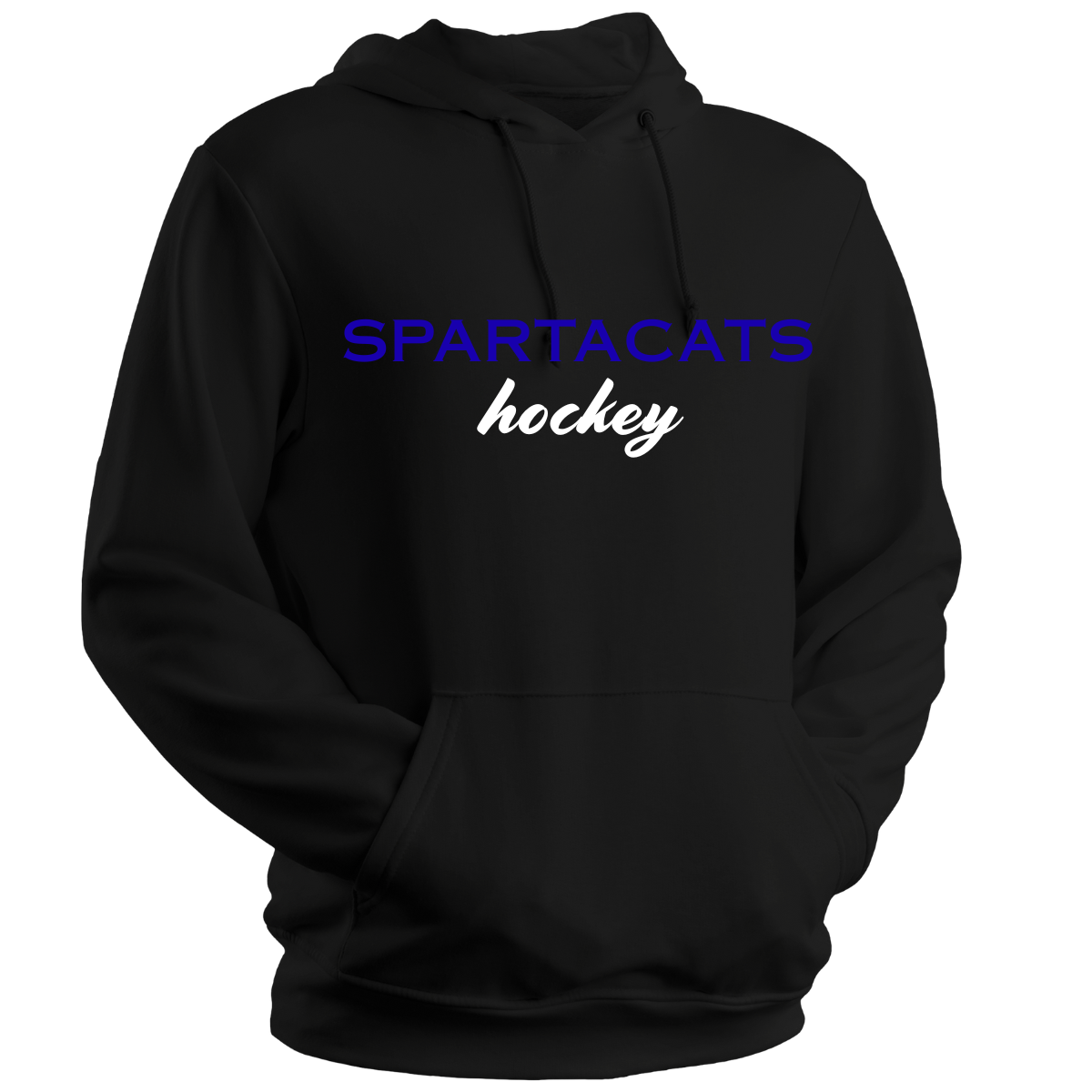 Black 3D Puff Embroidered Spartacats Sweatshirt
