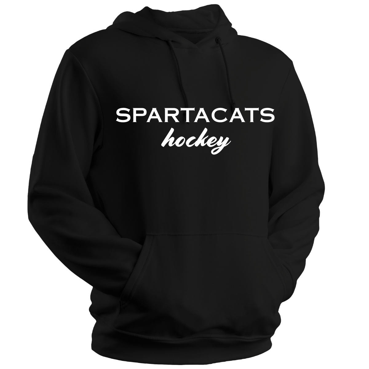 Black 3D Puff Embroidered Spartacats Sweatshirt