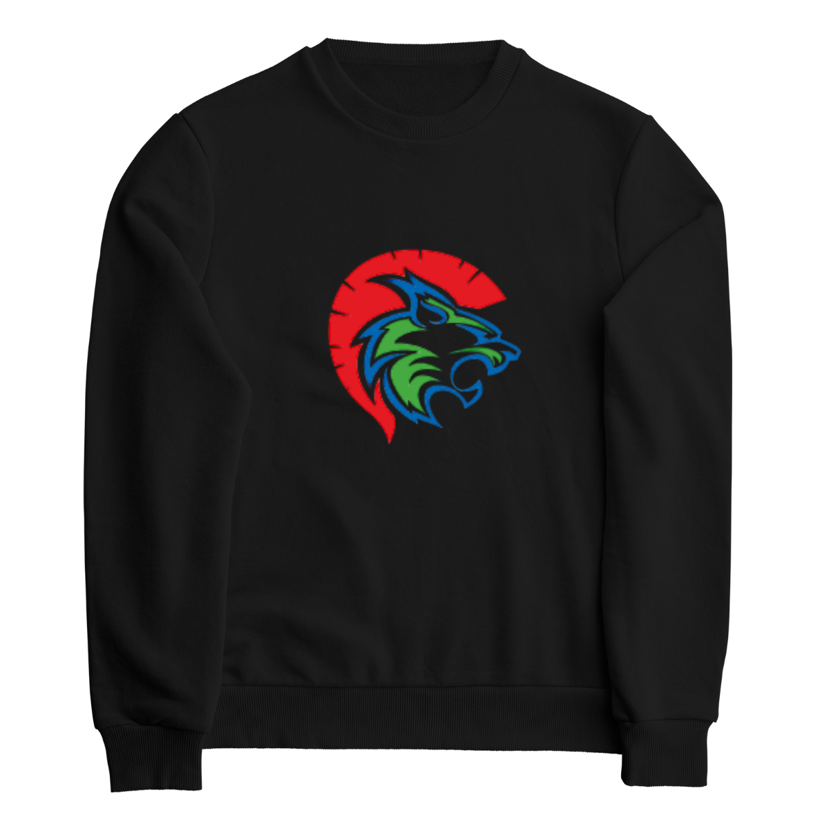 Embroidered full chest Spartacat logo