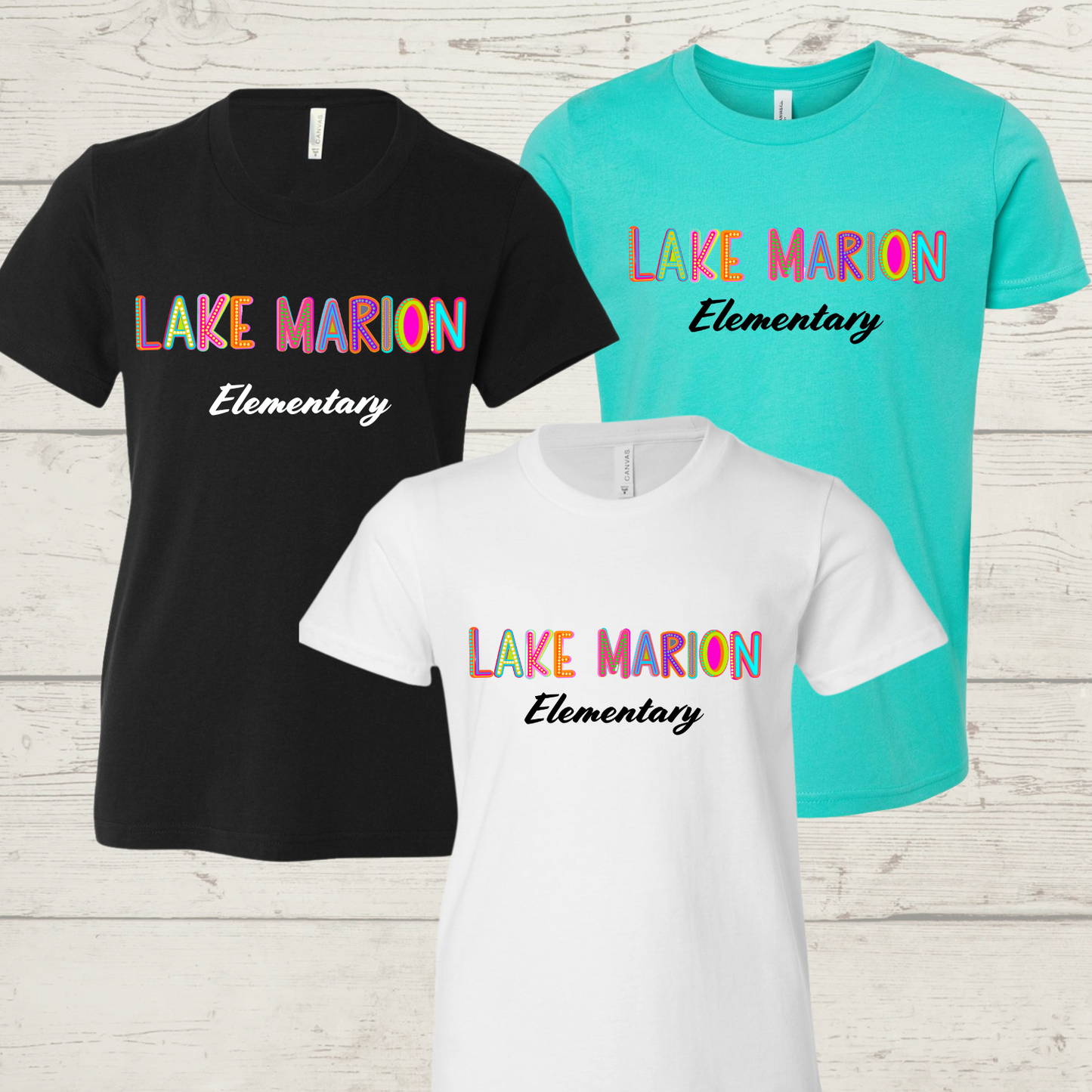 Lake Marion marquee tee for kids and Adults