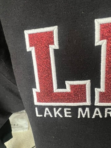 Embroidered LME sweatshirt *Options for embroidered letters or glitter letters