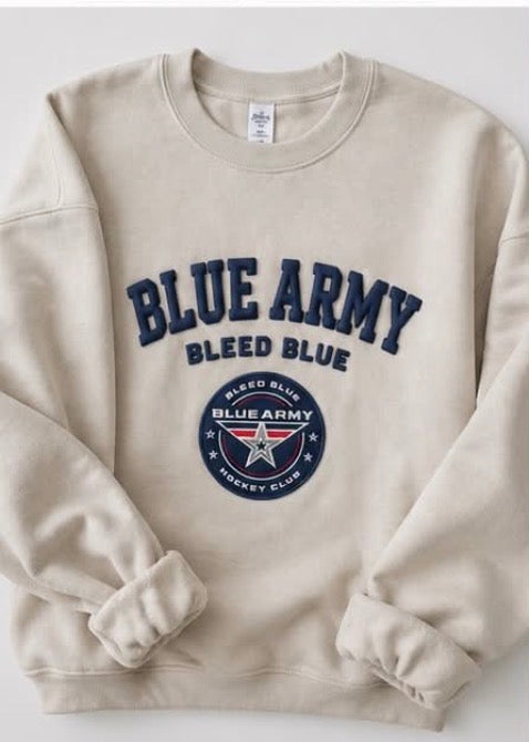Blue Army Women's Hooded or Crew Sweatshirt