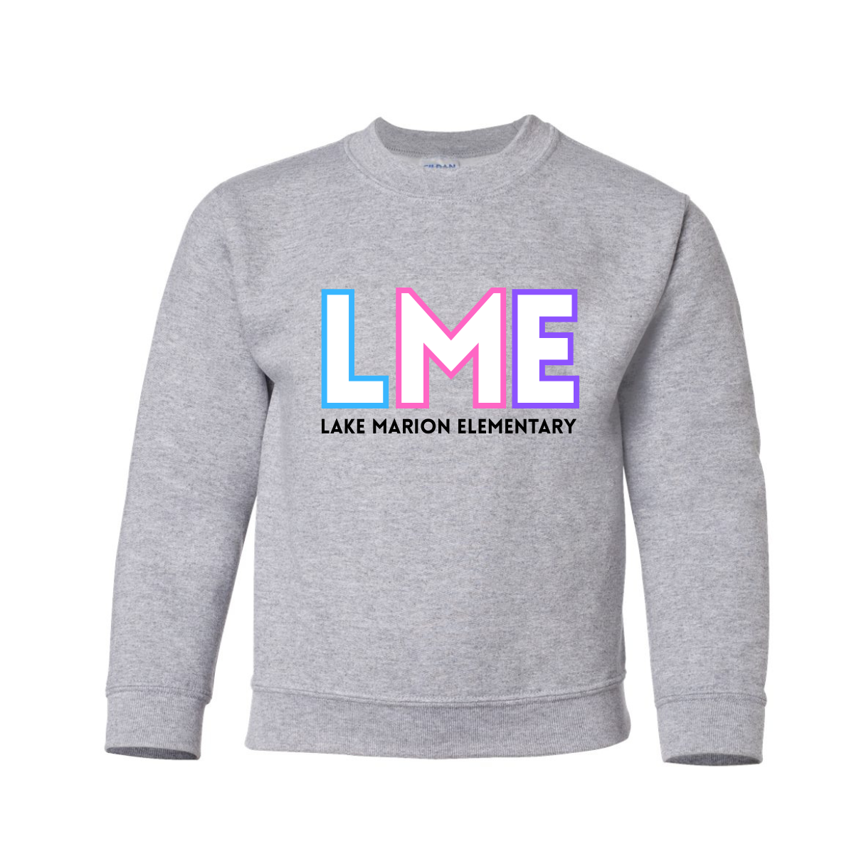 Embroidered LME sweatshirt *Options for embroidered letters or glitter letters