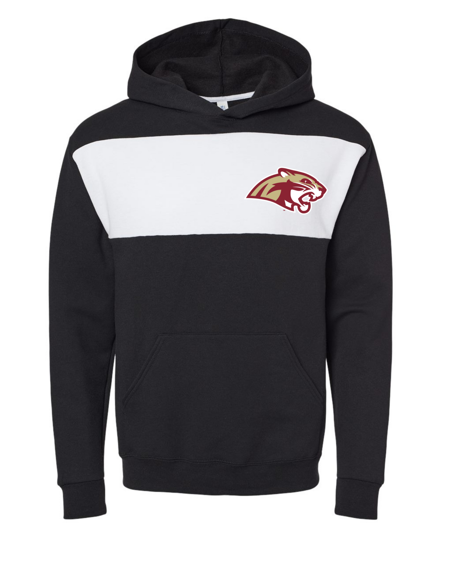 Color Block Embroidered Logo Sweatshirt