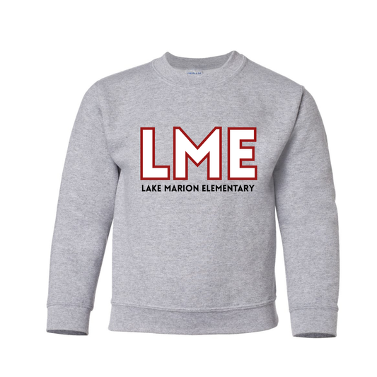 Embroidered LME sweatshirt *Options for embroidered letters or glitter letters