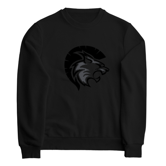Embroidered full chest Spartacat logo