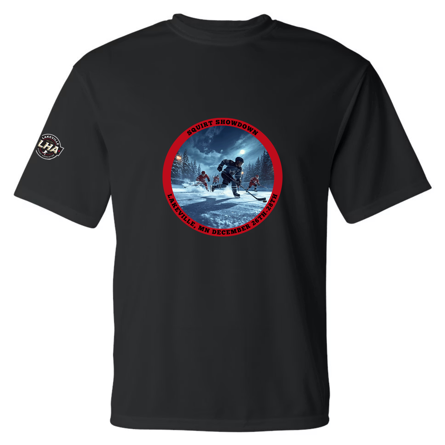 Squirt Showdown performance style t-shirt *ordering window is closed. All orders will now ship after the tournament