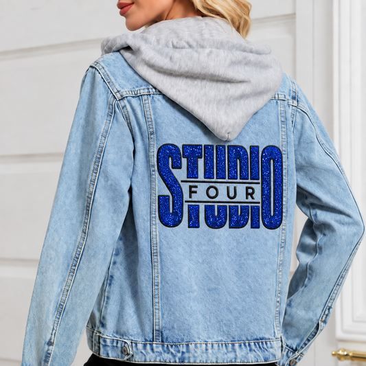 Studio 4 Royal Glitter Jean Jacket