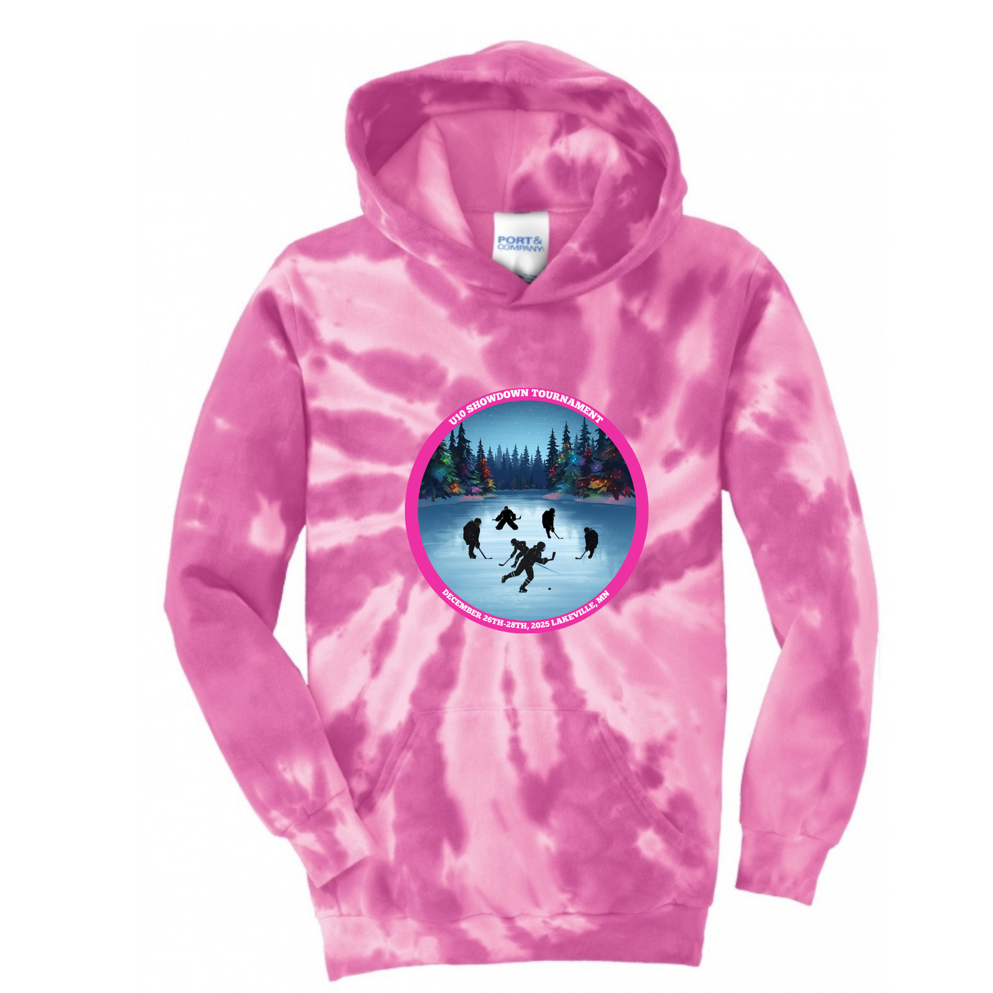 U10 Showdown Tie Dye sweatshirt *Blue or pink *ordering window is closed. All orders will now ship after the tournament